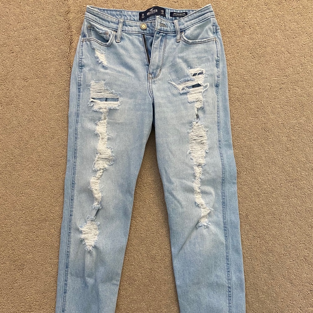 High rise mom jeans